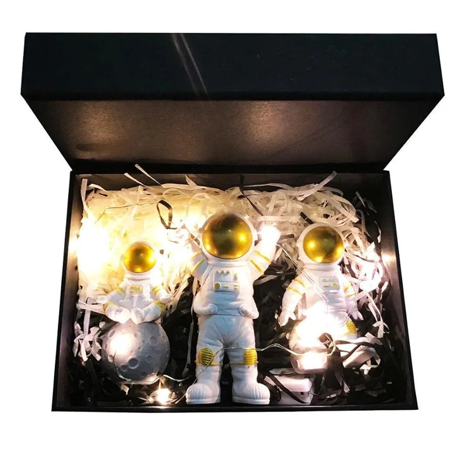 TOG Cute Spaceman Statue Astronaut Sculpture Gifts Hotel Nursery Decor Crafts Silver Kick Ball'|Home & Kitchen| Home Decor| Figurines'