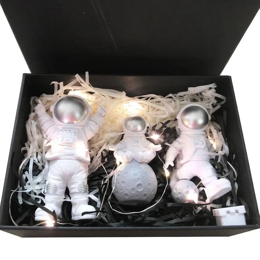 TOG Cute Spaceman Statue Astronaut Sculpture Gifts Hotel Nursery Decor Crafts Silver Kick Ball'|Home & Kitchen| Home Decor| Figurines'