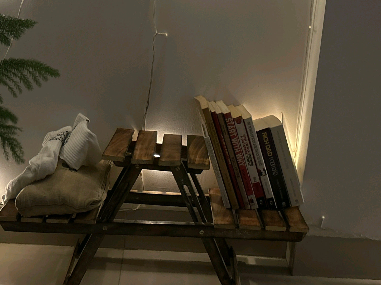 Wooden cave Plant Stands for Indoor Living Room Corner (Wooden Foldable Stand) (3 Decks/Racks)